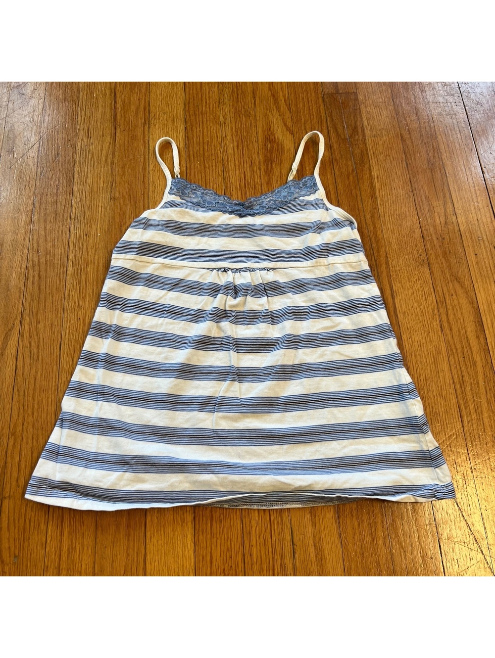 Vintage Y2K striped babydoll top